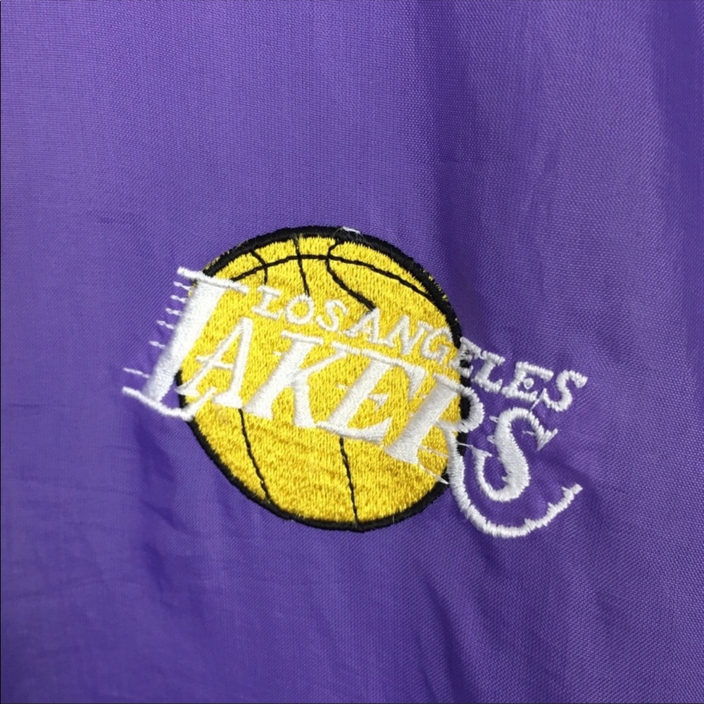 Vintage Lakers Starter Windbreaker XL Jacket Excellent Condition Basketball - Picture 4 of 12